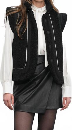 Greylin Rory Vest In Black