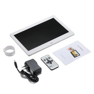 OEM Marco De Fotos Digital Elecframe De 10 Pulgadas, Color Blanco, Con Detector De Movimiento (control Remoto Incluido)