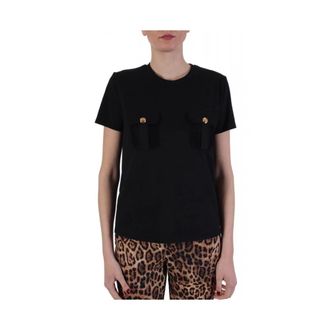 Elisabetta Franchi Mujer, Camisetas, Negro, Talla: M