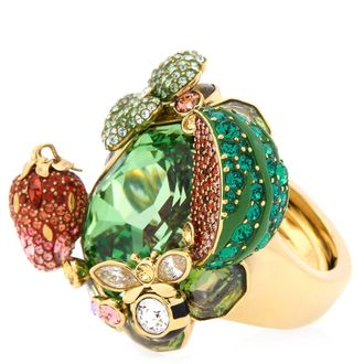 Swarovski Idyllia Multicolored Motif Ring, Size 55-60