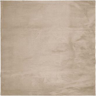 vidaXL Vidaxl - Alfombra De Pelo Corto Suave Lavable Huarte Arena 160x160 Cm