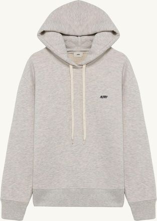 Autry FELPA CON CAPPUCCIO IN COTONE CON LOGO RICAMATO DONNA