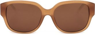 Linda Farrow NO 21 N21S48 C2 Womens Sunglasses Orange Size 58