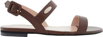 Bally Carlas Lamb Leather Flat Sandals, Brand Size 36.5 ( US Size 6 )