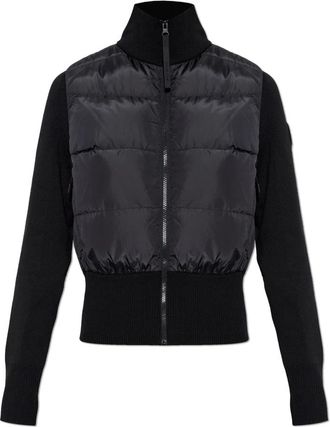Canada Goose Hy Bridge Wide Quilt Knit Jacket - Dames - Vesten - Zwart - S - Wol - Truien & Vesten