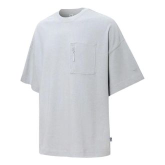 Puma Logo Pocket T-Shirt Grey 534670-19