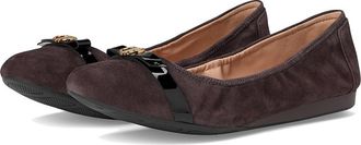 Cole Haan Tova Bow Ballet Womens Shoes Dark Chocolate Suede : 10.5 B - Medium, Leather