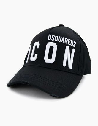 Dsquared2 Mens Dsquared2 D2 Icon Cap Black/white - Black/Multi - Size: OS