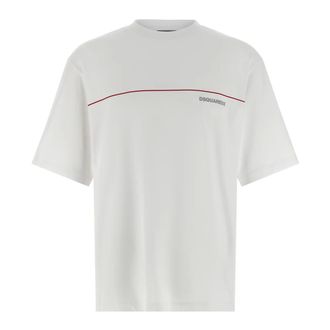 Dsquared2 T-Shirts, male, White, Size: XL T-Shirts