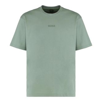 HUGO BOSS Heren, Tops, Groen, Maat: S Katoen