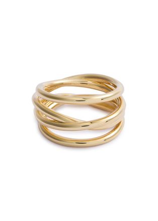 Otiumberg Twine 14kt Gold Vermeil Ring - H (UK H / US 4.25)