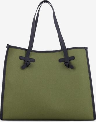 Gianni Chiarini Borsa Marcella in tessuto e pelle militare