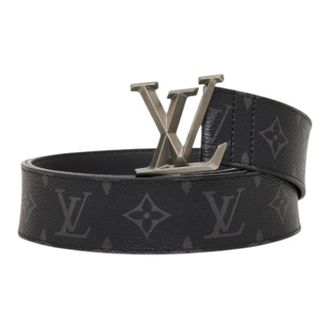 Louis Vuitton Pre-owned Belts, male, Black, Size: ONE SIZE Pre-owned Vintage Canvas Belt