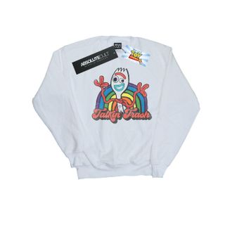 Disney Heren Toy Story 4 Forky Talkin&acute; Trash Sweatshirt (Wit)