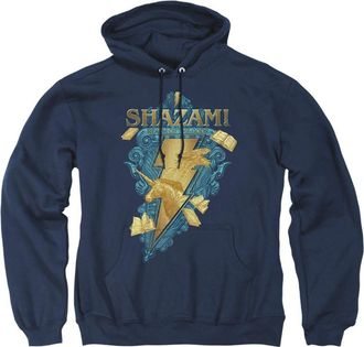 Gildan Shazam! Fury Of The Gods Big Blue Seal Adult Pull Over Hoodie / Hooded Sweatshirt