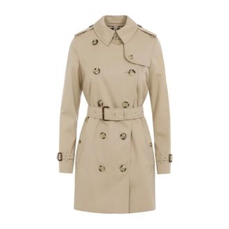 Burberry Dames, Mantels, Beige, Maat: 2XS Katoen