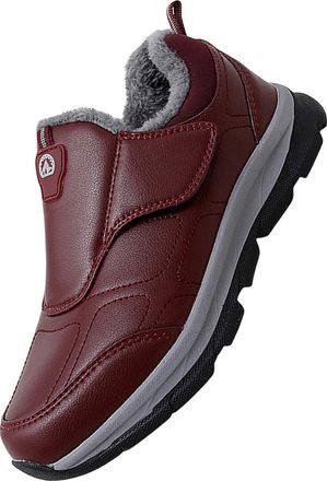 Generic Size 3 Snow Boots Cotton Shoes Anti Boots for Women Boots Waetpoof Long Boots (Red, 4.5)