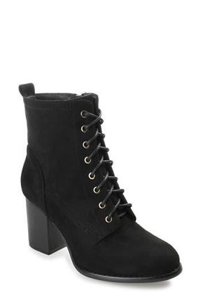 Journee Collection JOURNEE Baylor Lace-Up Boot in Black at Nordstrom Rack, Size 12 M