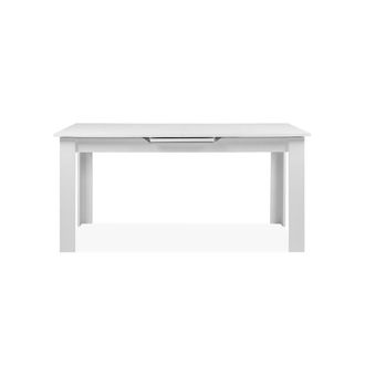 Calicosy Mesa de comedor extensible L160-200 cm - Blanco