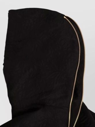 Dolce & Gabbana silk-blend crystal-embellished short-sleeve hoodie