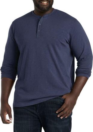 Lucky Brand Big & Tall Weekend Slub Henley Shirt in Inkling at Nordstrom, Size 2X Big