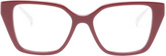 Gucci montatura cat-eye - Rosso