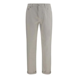 Brunello Cucinelli Jeans de Algod&oacute;n - Jeans - Hombre - Beige - 3XL