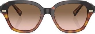 Brunello Cucinelli BC4004S round-frame sunglasses - women - Acetate - 53 - Brown