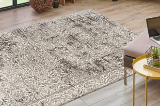 Kayoom Teppich »Davis 225« rechteckig 12 mm Höhe edles Design, pflegeleicht, neutrale Farben