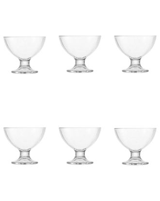 10 Strawberry Street Set of 6 Mughetto Sundae Dishes