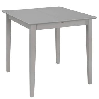 Berkfield Home Practical Extendable Dining Table Grey (80-120)x80x74 cm MDF