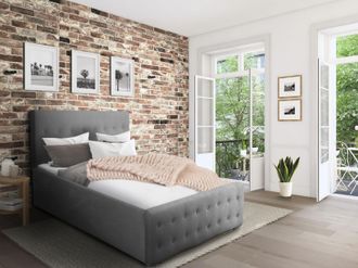 HOME AFFAIRE Polsterbett »Vaine« in 5 Breiten, auch in Länge 220 cm, incl. Roll-Lattenrost