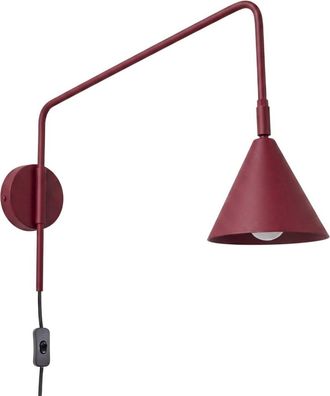 Sollux Lighting Aplique de pared borgo&ntilde;a acero alt. 30 cm