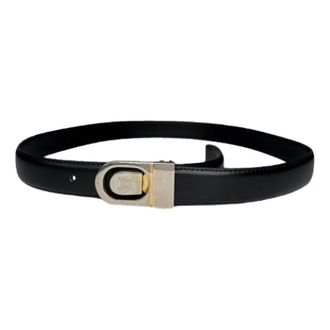 Celine Pre-owned Belts, female, Black, Size: ONE SIZE Pre-owned Leather Belt
