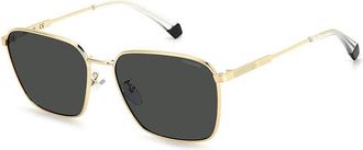 Polaroid PLD 4120/G/S/X LOJ/M9 Mens Sunglasses Gold Size 59