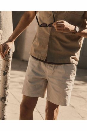 Taylor Stitch Apr&egrave;s Front Slash Short In Aged Stone