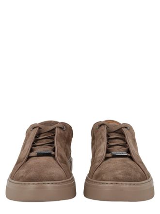 BOSS Garytenn Monochromatic Calf Leather Sneakers
