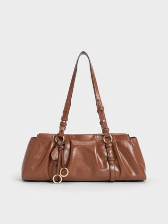 Charles & Keith Britton Elongated Shoulder Bag