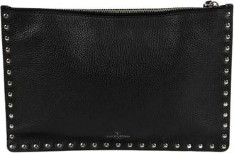 Valentino Pre-owned Clutches, female, Black, Size: ONE SIZE Pre-owned Rockstud Clutch