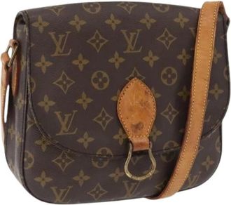 Louis Vuitton Pre-owned Cross Body Bags, female, Brown, Size: ONE SIZE Pre-owned Vintage Canvas Cross Body Bag