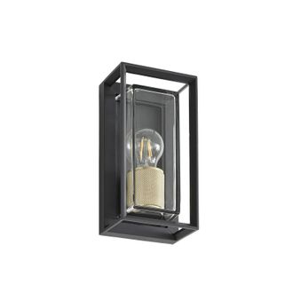 Arcchio Arcchio L&aacute;mpara De Pared Exterior ismera En Negro Aluminio