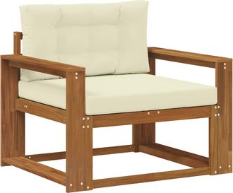 vidaXL Sof&aacute; Intermedio De Exterior Madera De Acacia S&oacute;lida Vidaxl