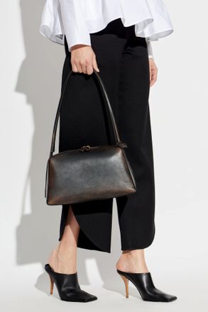 Alaia Shoulder Bag Le Bouledogue, Womens, Brown