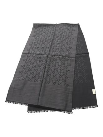 Gucci Sciarpa con motivo GG anni 2020 - Grigio