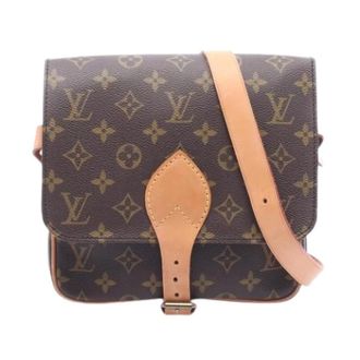 Louis Vuitton Pre-owned Cross Body Bags, female, Brown, Size: ONE SIZE Pre-owned Cartouchiere MM Shoulder Bag