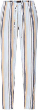 Hanro Night And Day Cotton Woven Pajama Pants in Sunset Stripe at Nordstrom, Size Xx-Large