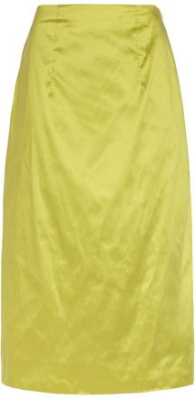 Simone Rocha Simone Rocha Sculpted Bustle Taffeta Midi Skirt - Green - 10 (UK10 / S)