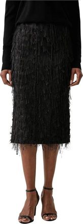 Patrizia Pepe Falda midi de tubo - Skirts - Mujer - Negro - M