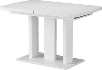 Vicco Mesa De Comedor Fenaro, Blanco/blanco, 120 X 80 Cm 2 Partes, Vicco