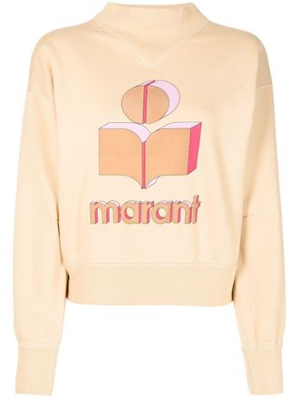 Isabel Marant Maglione con stampa - Marrone